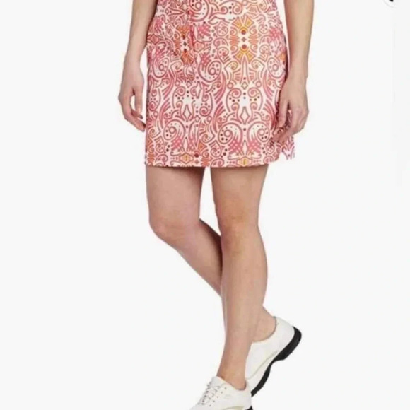 Adidas ClimaCool  Orange & Pink Athletic Skort Size 16 - Picture 1 of 9